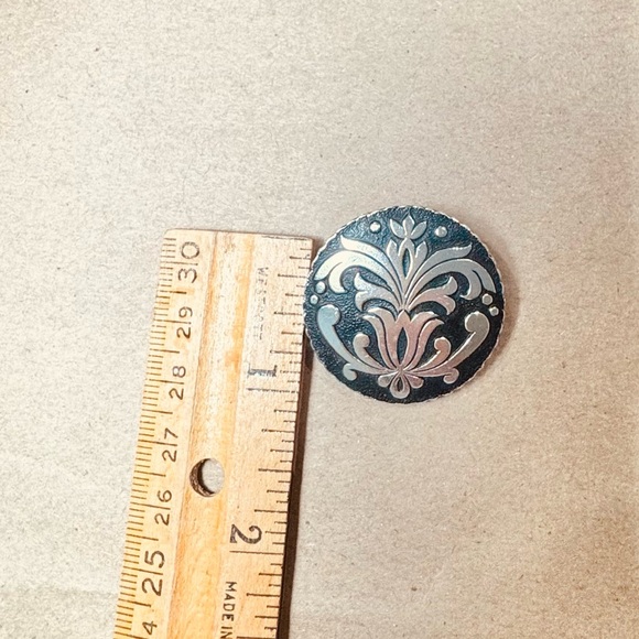 Charming Vintage West Germany Scarf Brooch - Picture 4 of 4